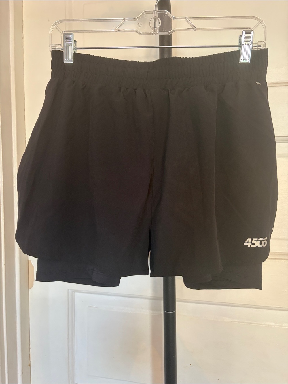 ASOS Black Athletic Shorts with Built-In Liner